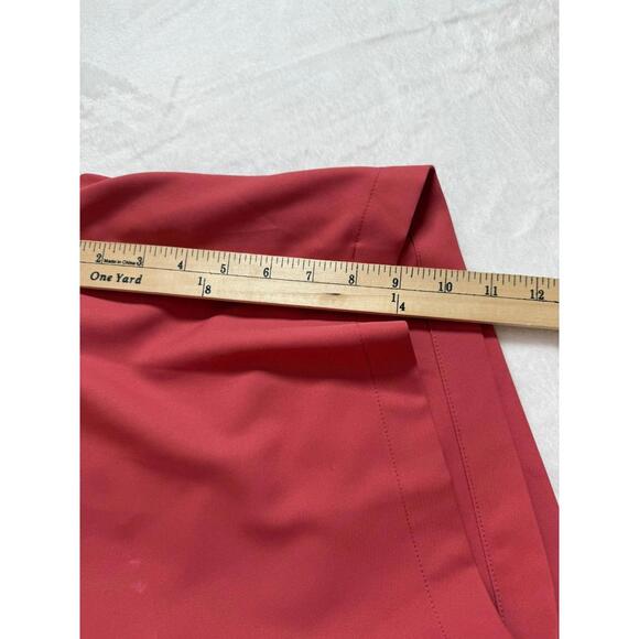 Peter Milar Shorts Mens 40 Pink Salmon Red Salem Performance Golf Wicking - Picture 6 of 6